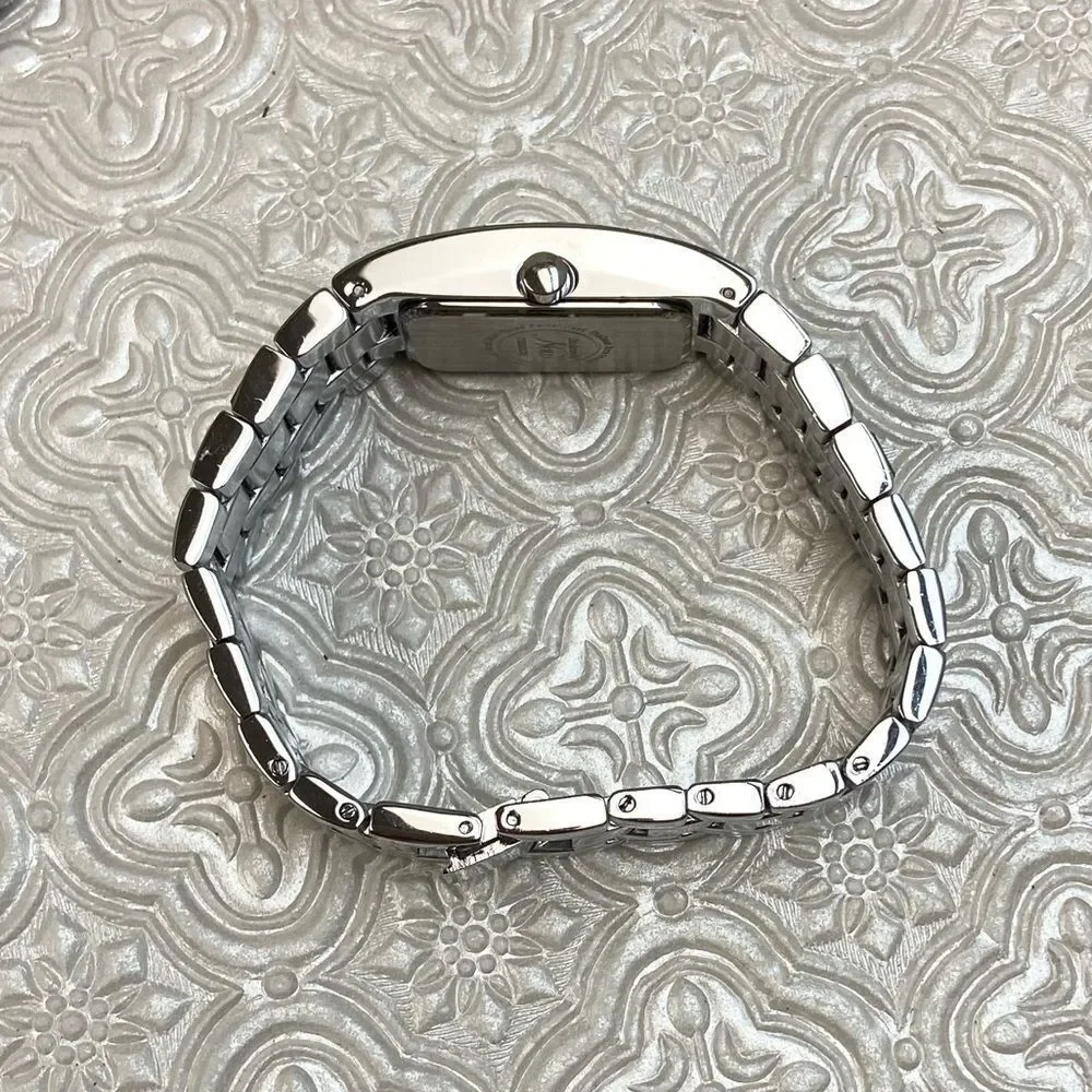 Armitron Now Multicolor Crystal Accented Silver-Tone Swiss Parts Dress Watch